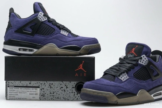 Jordan x Scott 4 AJ4-766302 Air Purple Travis Retro AJ4-766302 0331